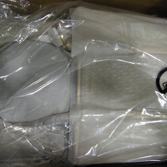 Michael Kors Jet Set Travel Metallic Logo Top-Zip Tote Bag Rose Gold New Sealed - Picture 6 of 10